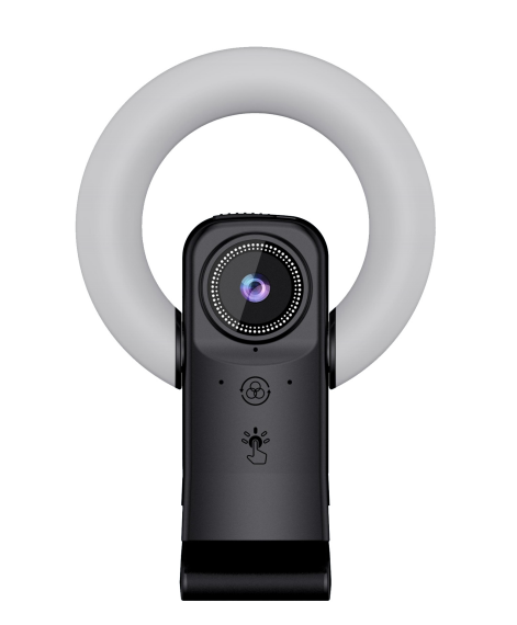 Web Cam 4k UHD Laptop Camera Webcam with 3 Levels Beauty Light for and Built-in Microphone for Live Streaming or Conferencing