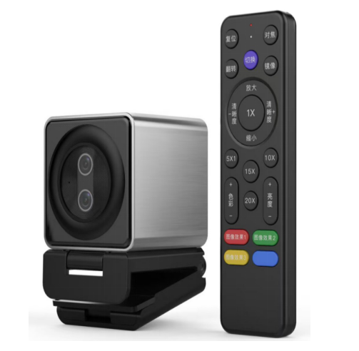 4k Stereo Vision Auto Focus 20X Zoom Webcam with Built-in Microphone for Video Conference and Live Streaming